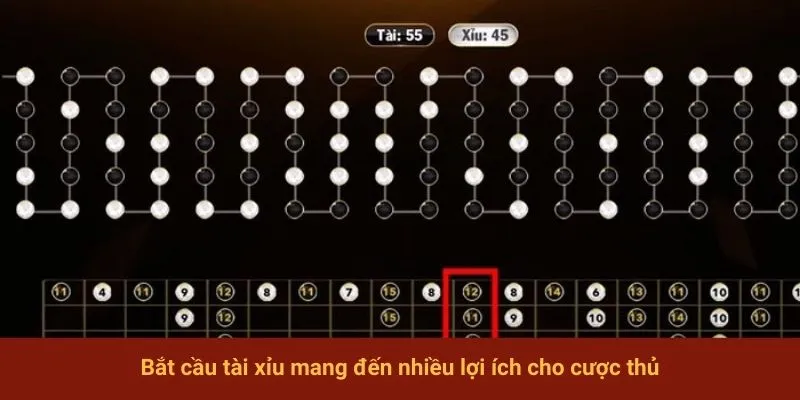 Bắt cầu tài xỉu mang đến nhiều lợi ích cho cược thủ