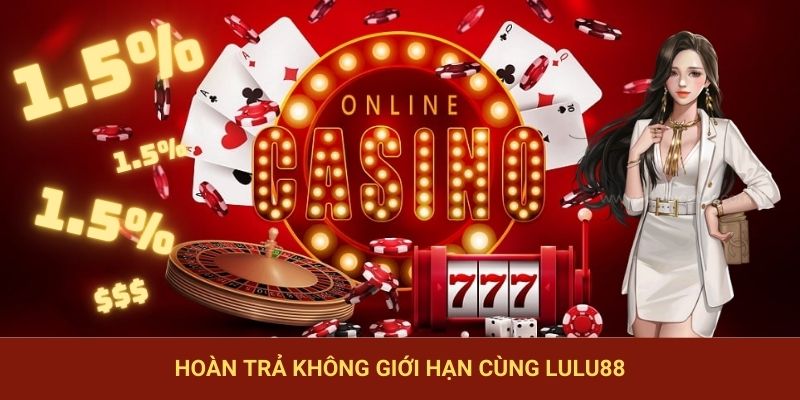 Hoàn trả không giới hạn cùng LuLu88