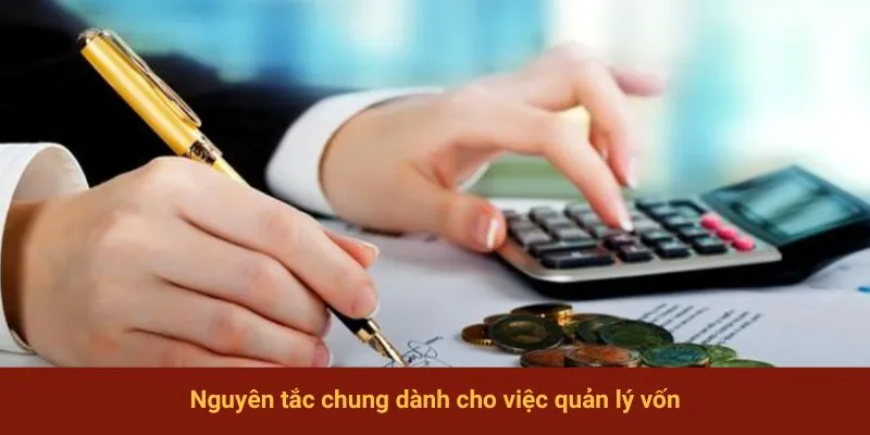 Nguyên tắc chung dành cho việc quản lý vốn