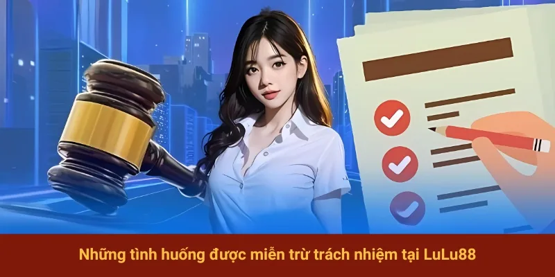 Những tình huống được miễn trừ trách nhiệm tại LuLu88